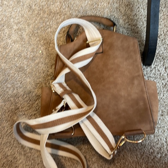 Shein EMERY ROSE Top Handle Zipper Front Functional Backpack - Picture 8 of 9